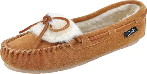 On Slippers Incredible sale Moc Casual Clarks Toe Slip Indoor Flexible customer care Suede Women's Squared Outdoor and