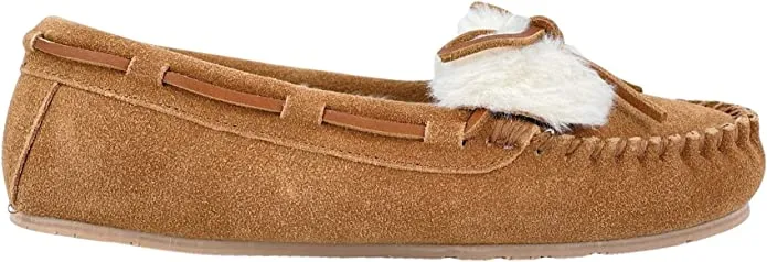 On Slippers Incredible sale Moc Casual Clarks Toe Slip Indoor Flexible customer care Suede Women's Squared Outdoor and
