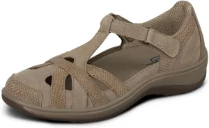 Orthofeet Women's Orthopedic Leather Juno Closed-Toe Sandals