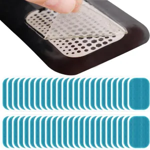 PAMASE 50/80 Pcs Gel Pads for Abs Stimulator - Replacement Pads for Abdominal Muscle Trainer, Reusable Ab Workout Toner Belt Accessory