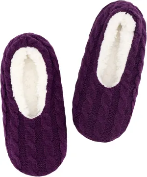 Panda Bros Slipper Socks For Women With Grippers, Fuzzy Womens Slipper Socks With Non Slip Bottoms, Cozy Warm House Slippers