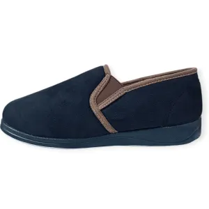 Panda Mens Eden Slippers - Black/Tan