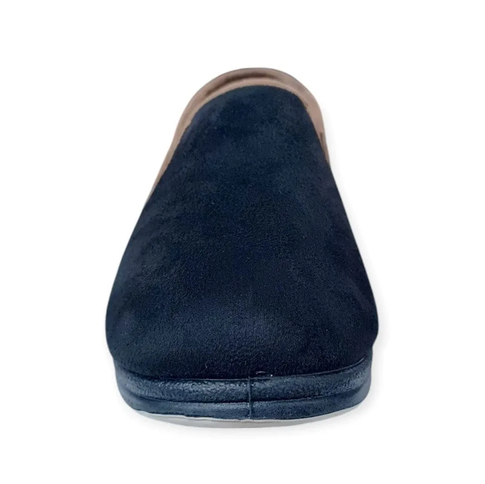 Panda Mens Eden Slippers - Black/Tan