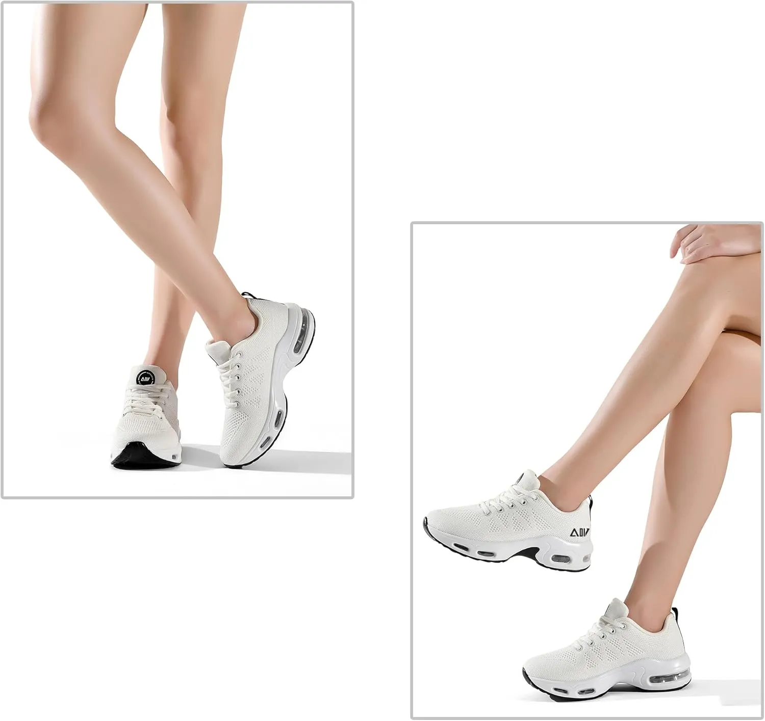 PERSOUL Women's Running Shoes Athletic Tennis Fashion Sneakers Lightweight Breathable Walking Shoes for Jogging Fitness Gym