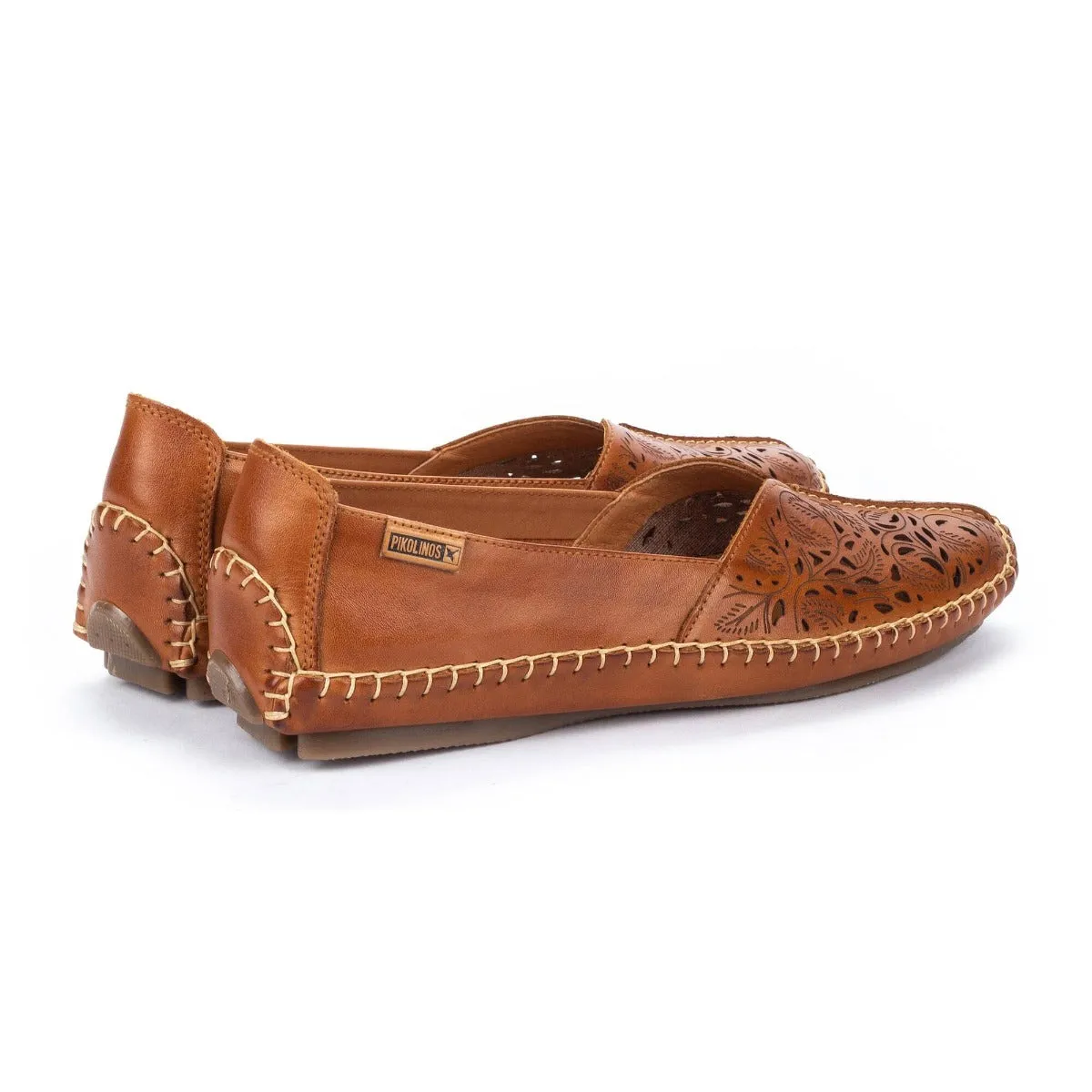Pikolinos Brandy Jerez Women's Slipper Style Loafer Shoes 578-4976-BRANDY