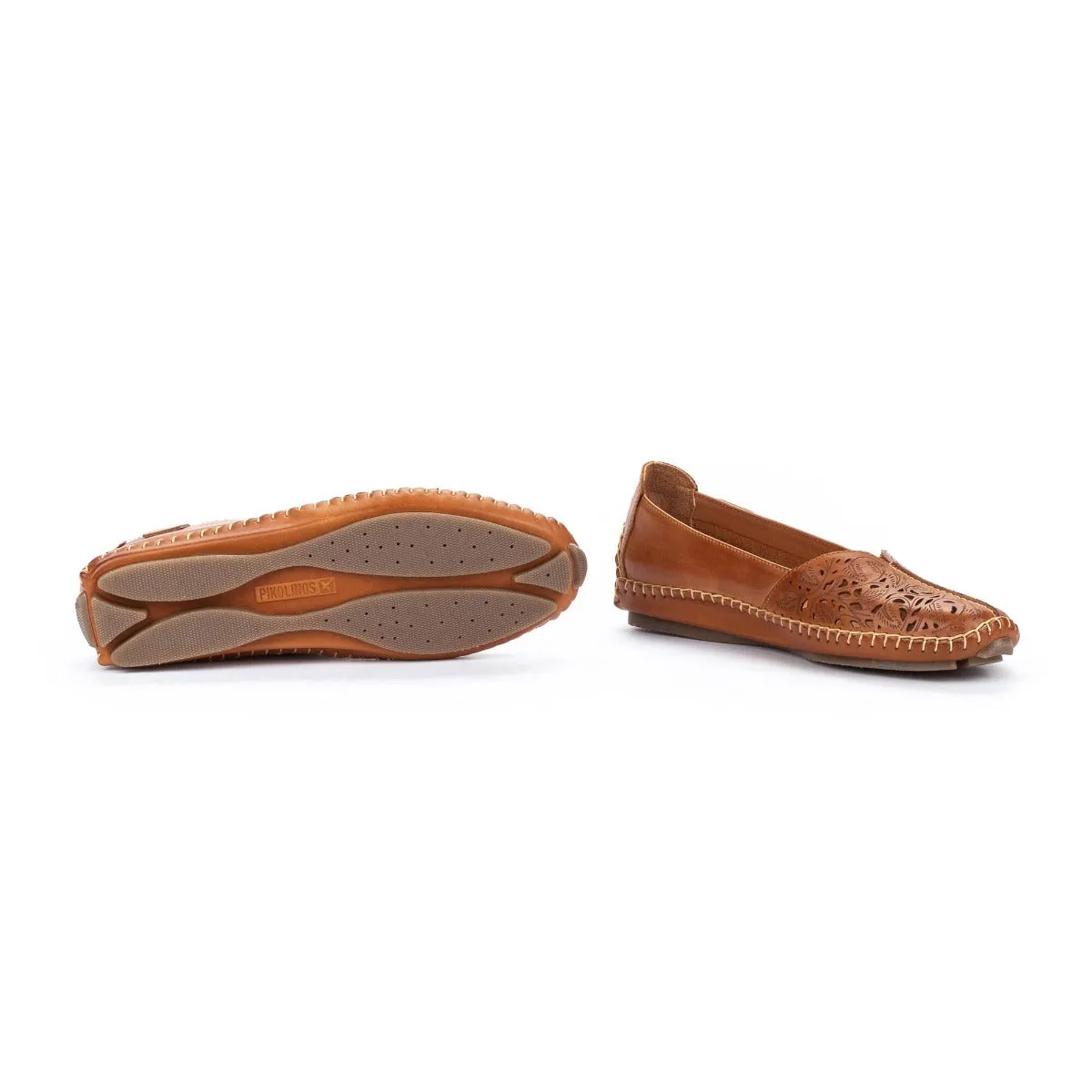 Pikolinos Brandy Jerez Women's Slipper Style Loafer Shoes 578-4976-BRANDY