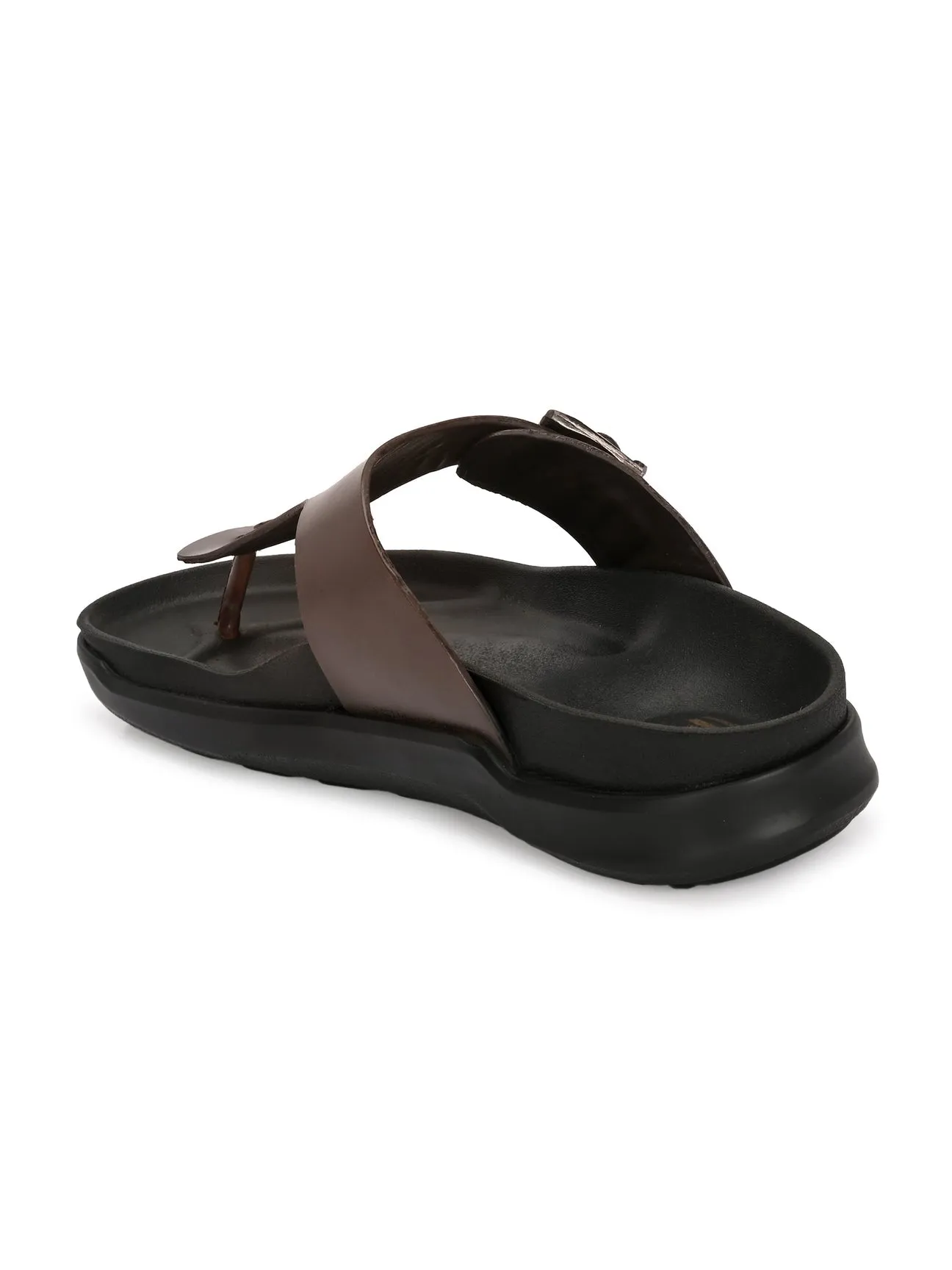 Piquè Leather Slippers