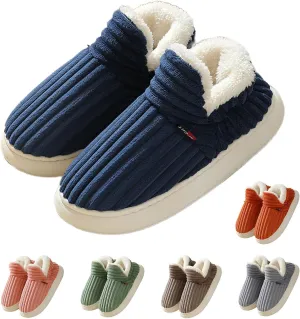 Pluffi Cozy Stylish Slipper Women Men, Pluffi Slipper Booties, Winter Cloud Slides Fuzzy Warm Thick-Soled House