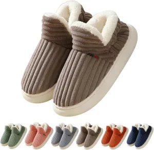 Pluffi Slipper Booties For Women Men Pluffi Cozy Stylish Slipper Winter Fuzzy Warm Thick-Soled House Cloud Slides With Anti-Slip Sole