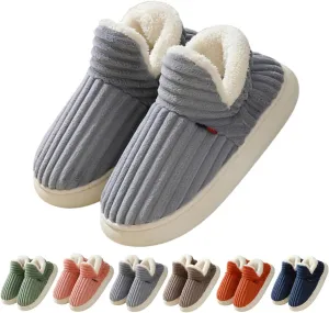 Pluffi Slipper Booties For Women Men Pluffi Cozy Stylish Slipper Winter Fuzzy Warm Thick-Soled House Cloud Slides With Anti-Slip Sole