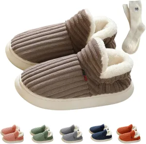 Pluffi Slipper Booties, Unisex Winter Cozy Slippers Casual Home Shoes, Shoes Non-Slip Cozy ushion Warm Slippers