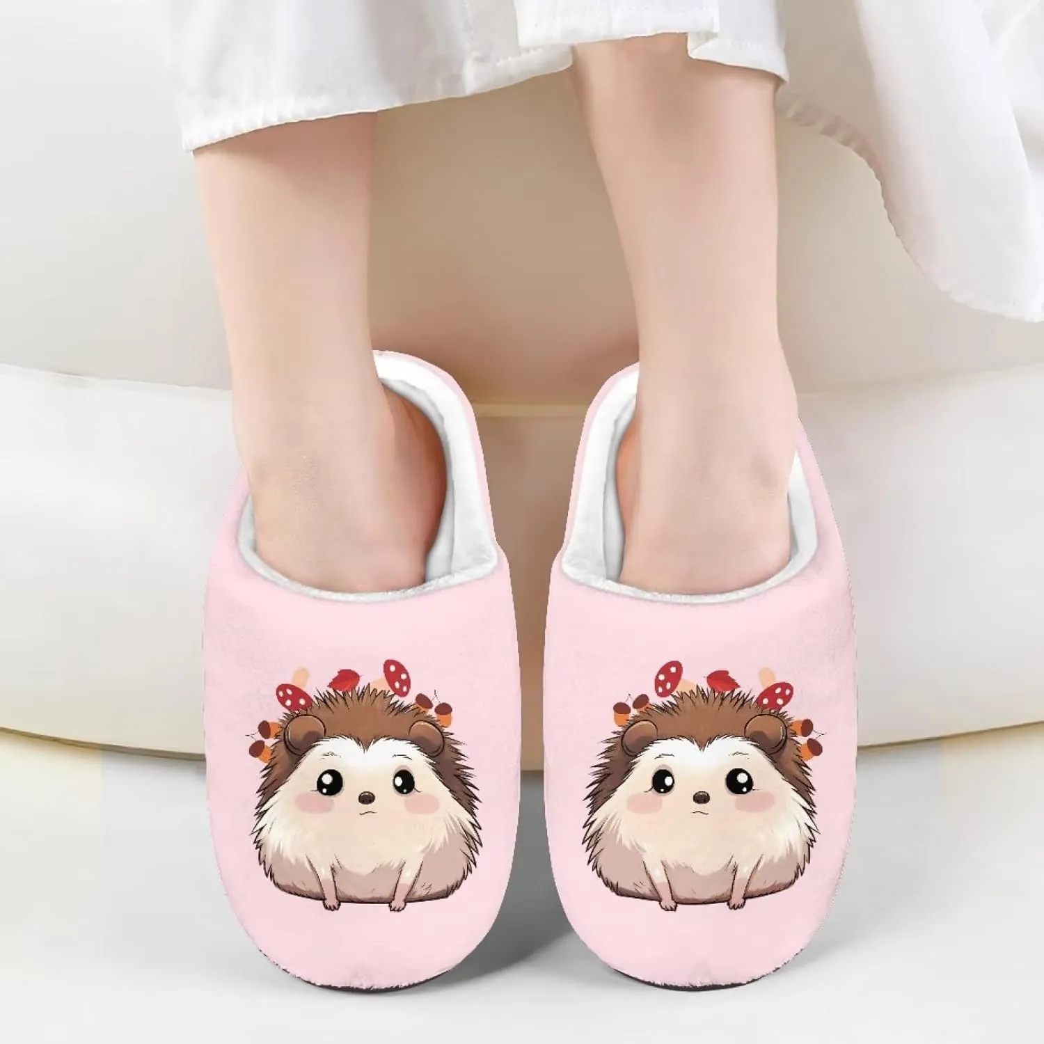 Plush House Shoes Boys Slippers Indoor Slipper for Winter Fuzzy Slippers for Girls Unisex-Child