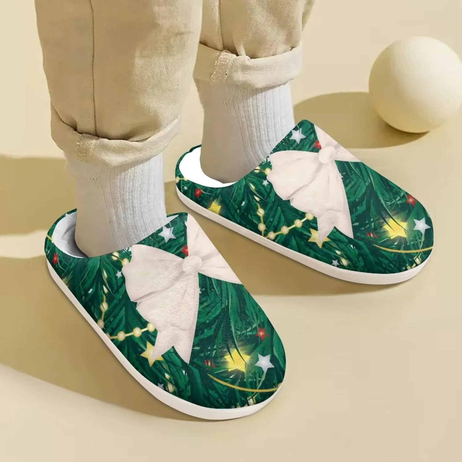 Plush House Shoes Boys Slippers Indoor Slipper for Winter Fuzzy Slippers for Girls Unisex-Child