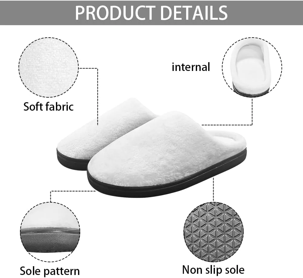 Plush House Shoes Boys Slippers Indoor Slipper for Winter Fuzzy Slippers for Girls Unisex-Child
