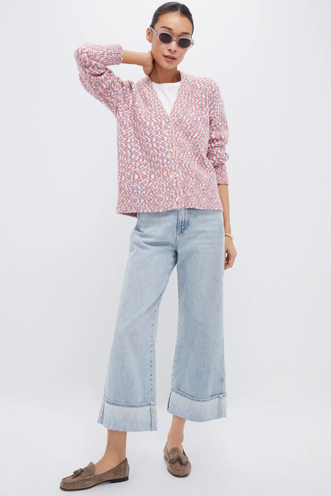 Poppy Marl Raffa Sweater