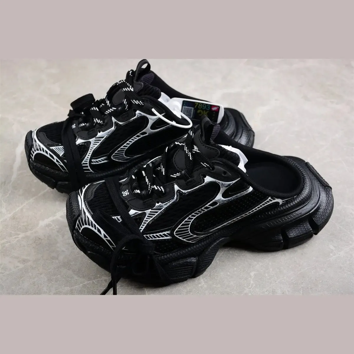 Powerful Time-sensitive offer BLACK 3XL MULE x WHITE BALENCIAGA