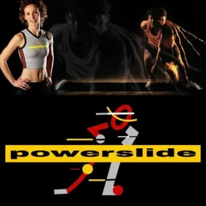 Powerslide 8ft Adjustable Slide Board Lateral Exercise Trainer (X-Large Booties)