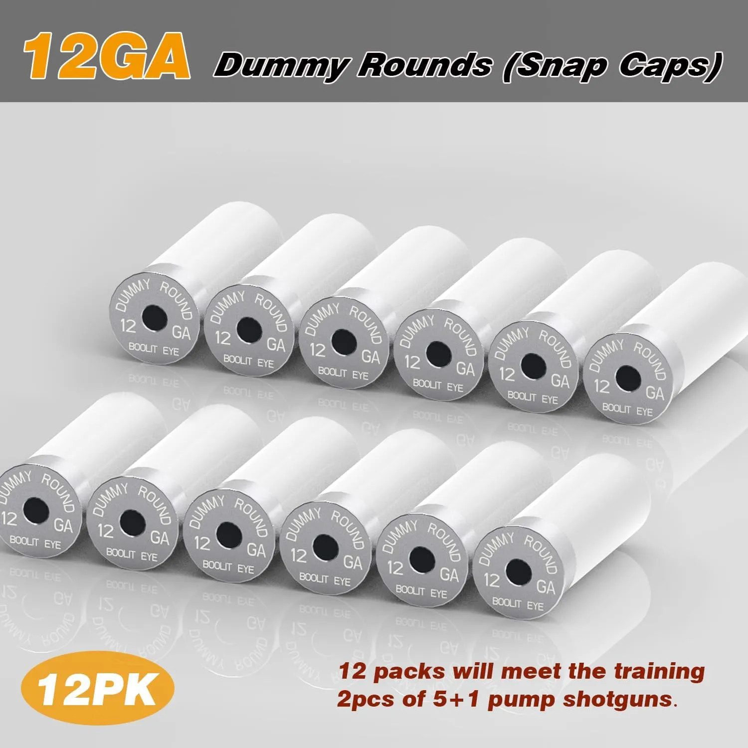 Pro Shotgun or Pistol Safety Trainer Cartridge Dummy Rounds Close to Real Weight