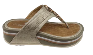 Propet Comfort Ladies Gold Toe Post Mule Sandal WW1634