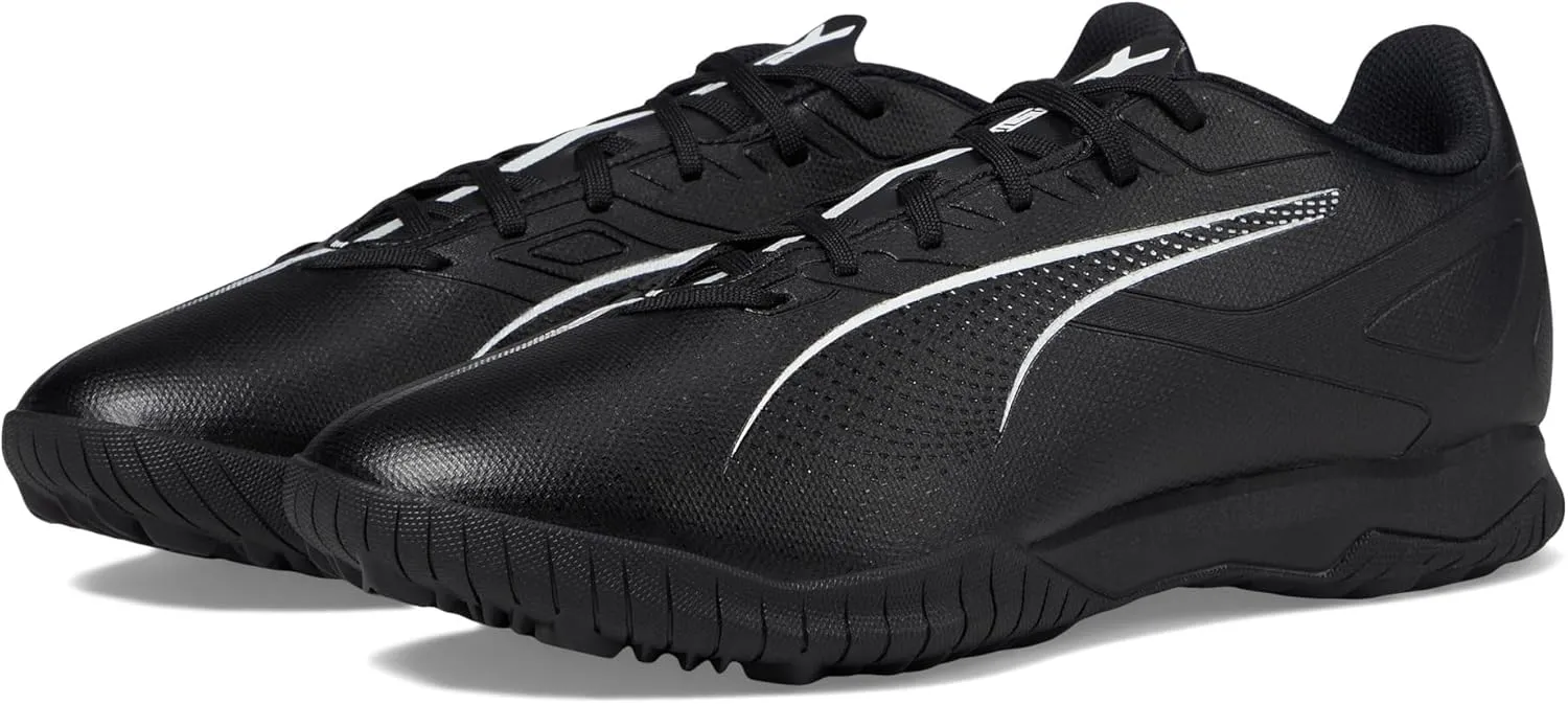 PUMA Men's Ultra Play Turf Trainer Soccer Cleats, Black-White, 14