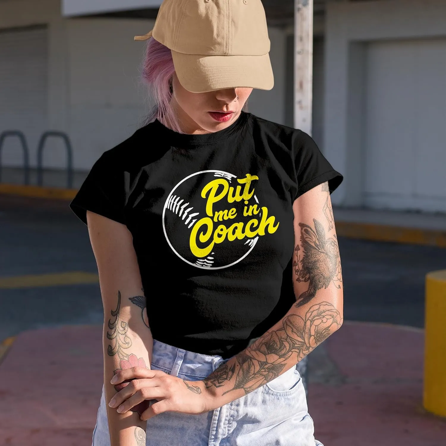 Put Me in Coach. Softball and Baseball Sport Game Graphic Tshirt for Player, Coach, Athlete, Trainer, Director, Friend, Bestf