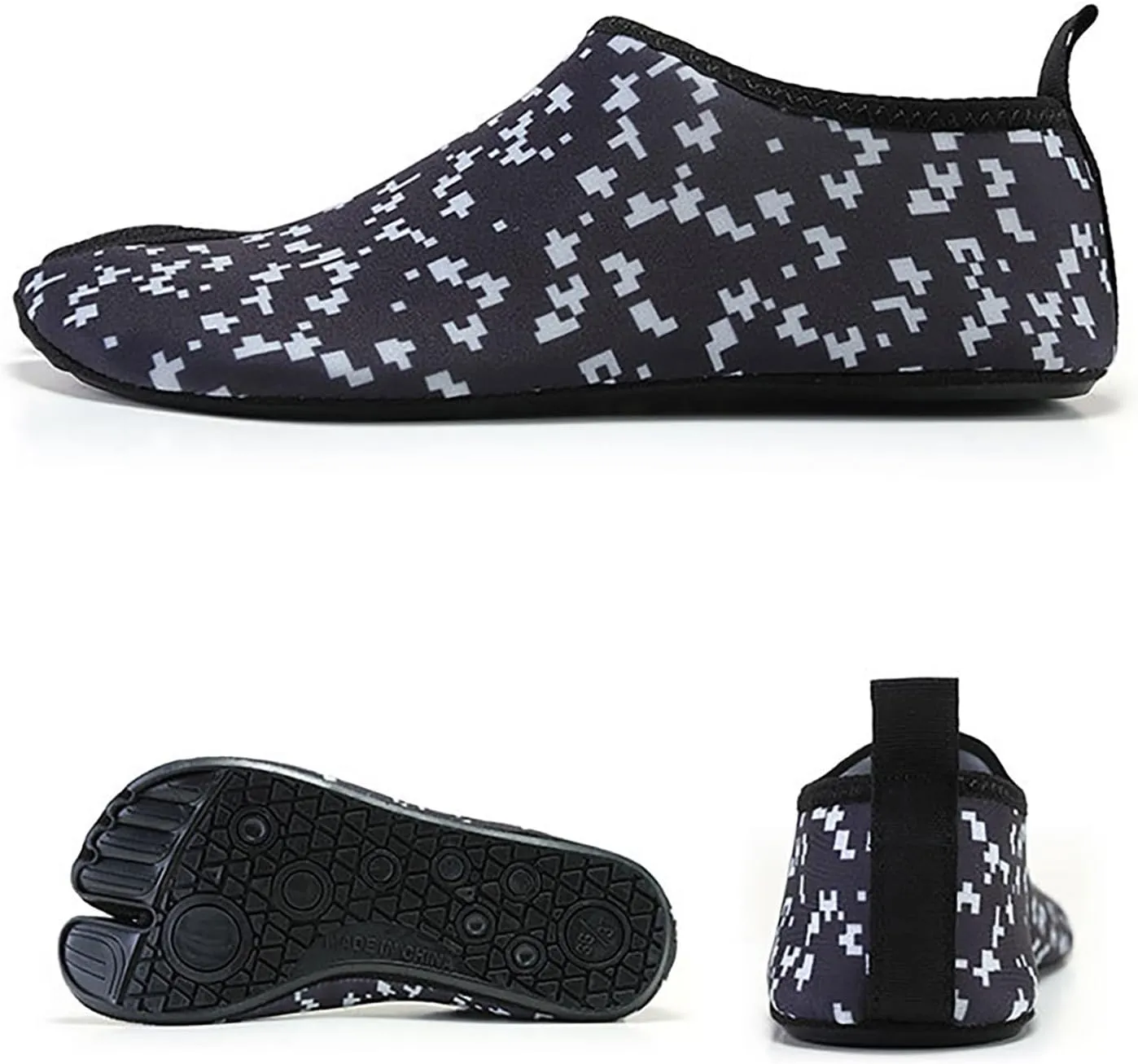 Quick Dry Aqua Water Shoes for Men Women Barefoot Swim Beach Pool Surf Hiking Kayaking Diving Yoga Sports Lightweight Breathable Socks