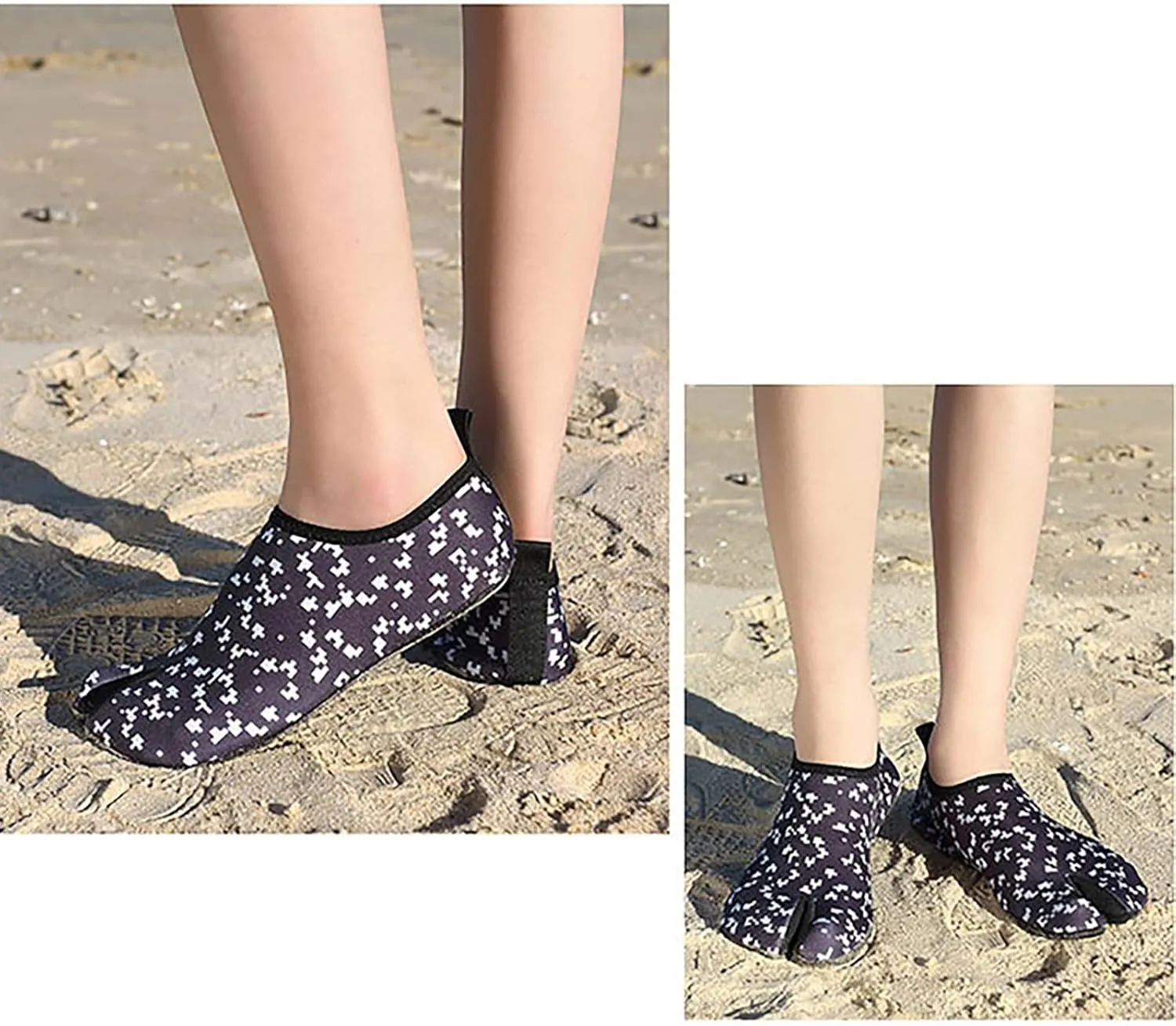 Quick Dry Aqua Water Shoes for Men Women Barefoot Swim Beach Pool Surf Hiking Kayaking Diving Yoga Sports Lightweight Breathable Socks