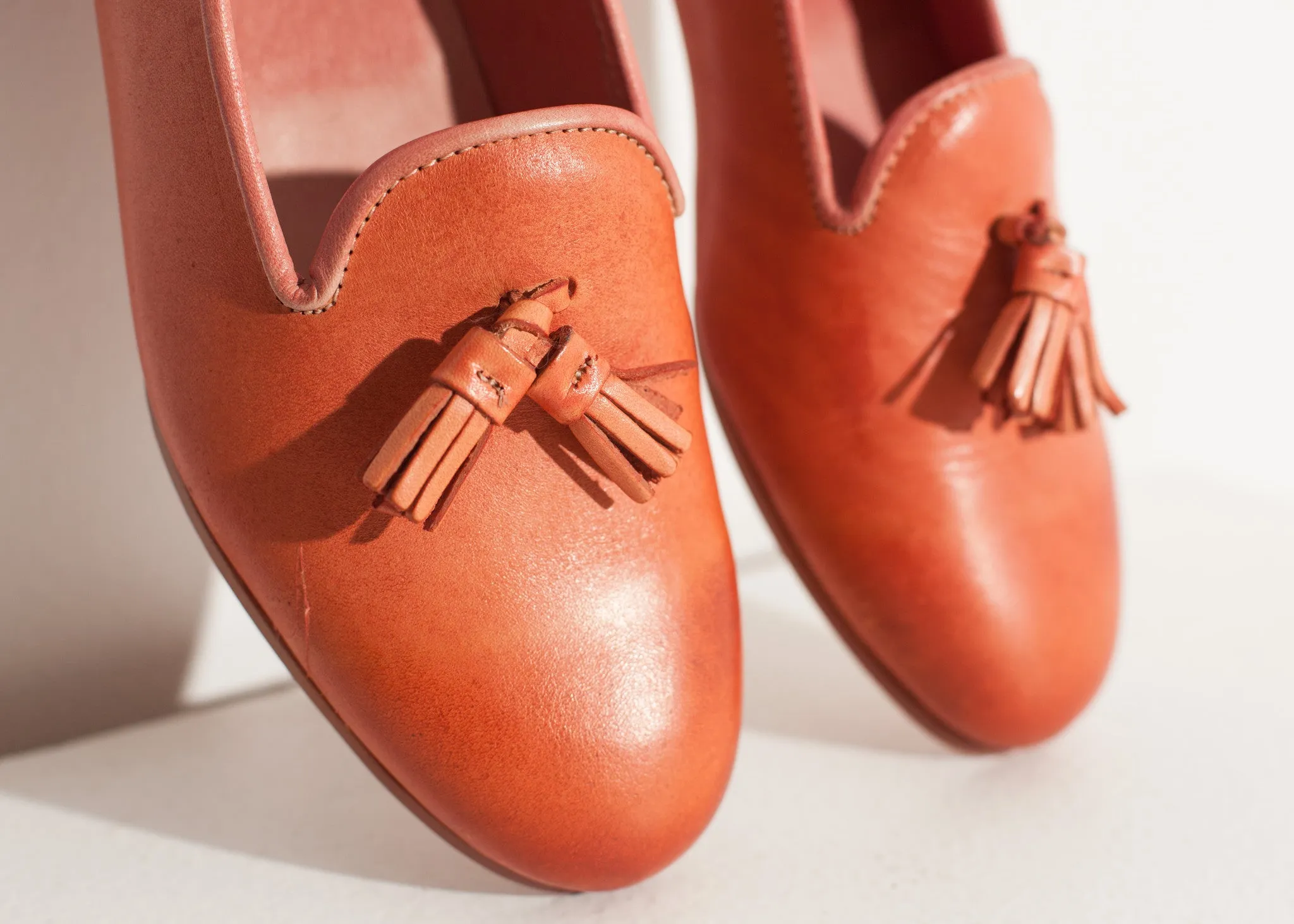 Quick turnaround Leather Rose in Seamless delivery Loafer