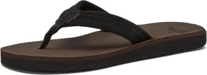 Quiksilver Men's Carver Suede 3 Point Flip Flop Athletic Sandal