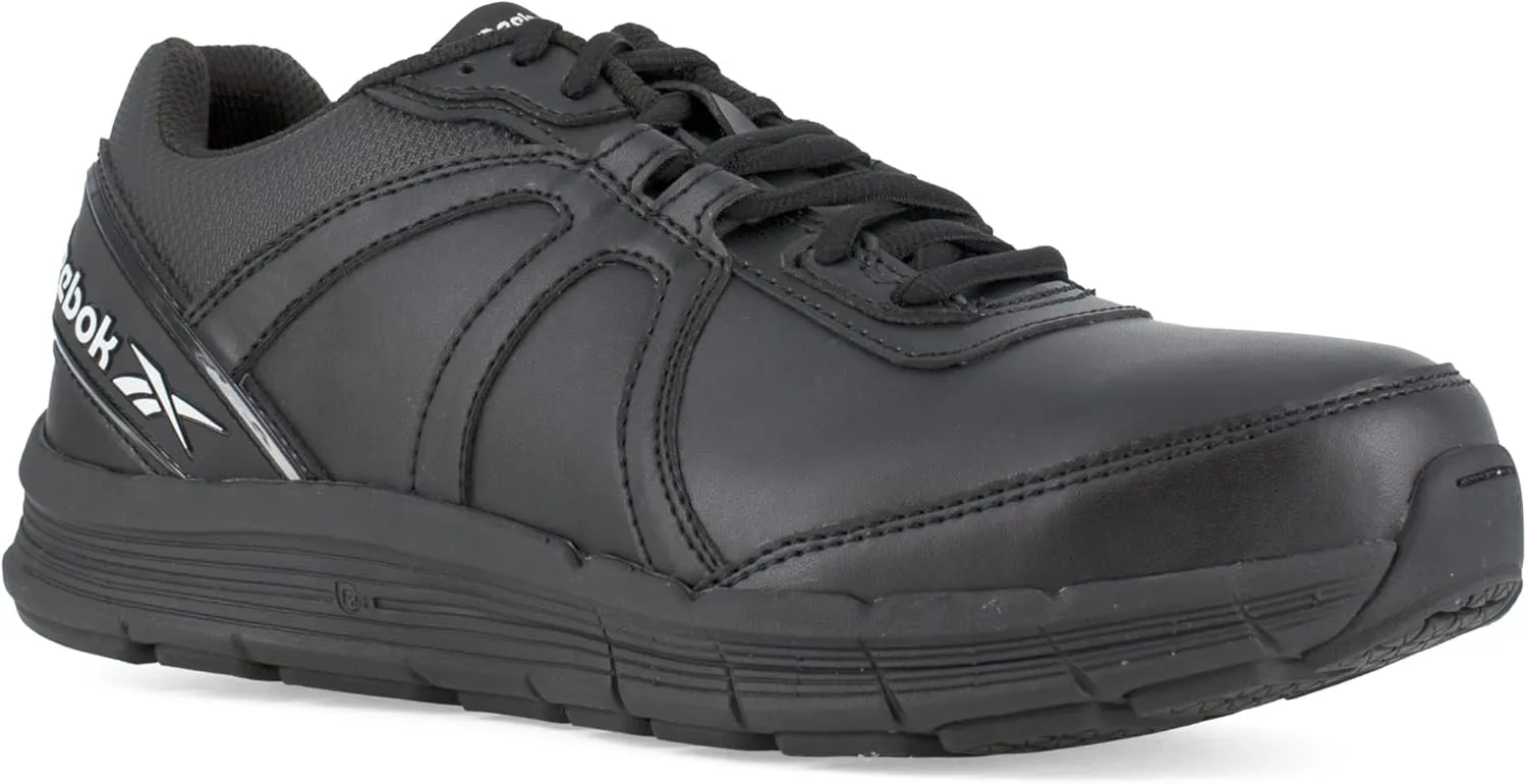 Reebok Work Men's RB3501 Guide Work Shoe Steel Toe Black Safety