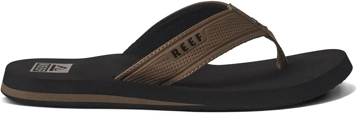 Reef Layback Men's Flip Flop Sandal, Arch Support, Water Friendly