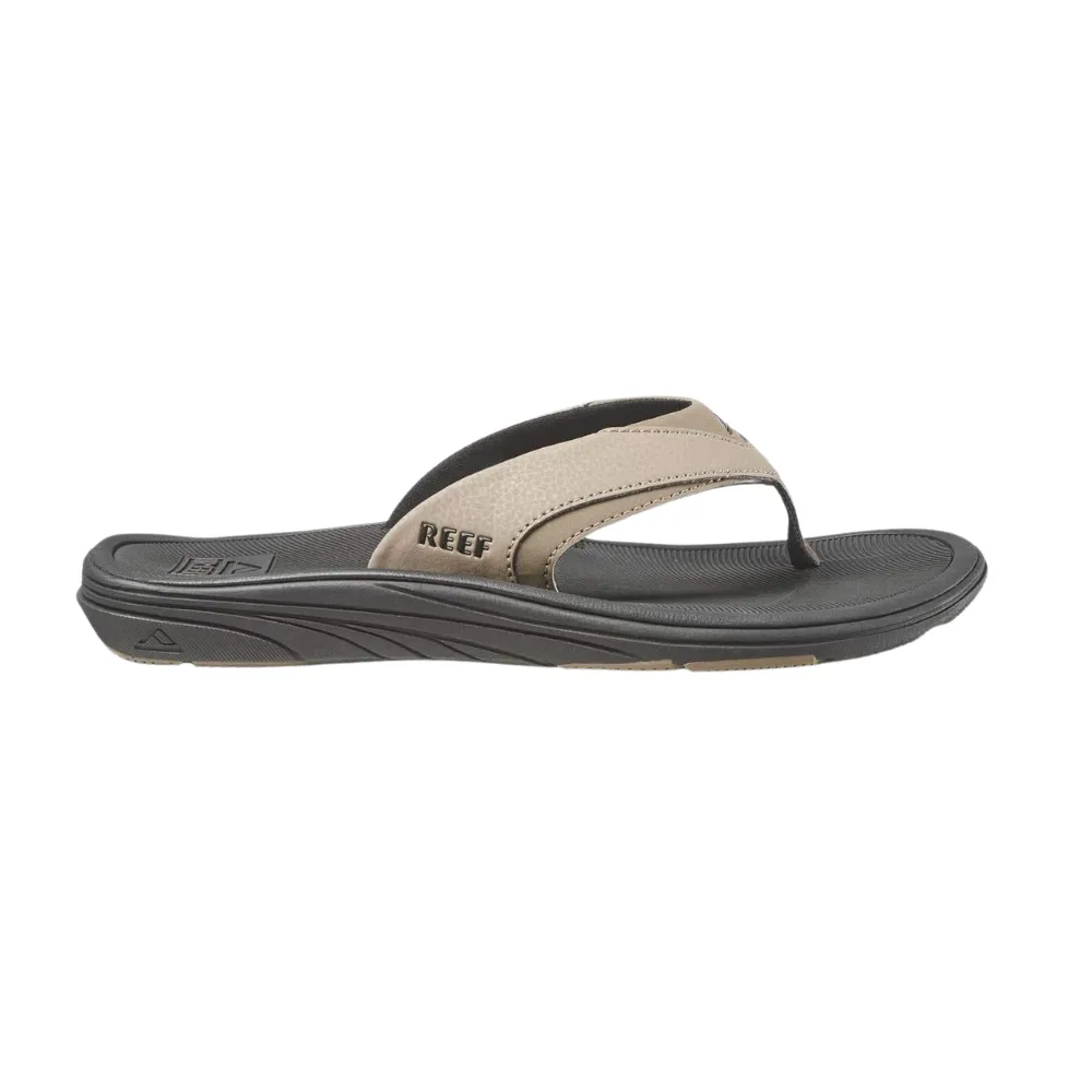 Reef Modern Men’s Flip-Flop Thong Sandal – Black Tan, Comfortable & Durable Beach Sandals