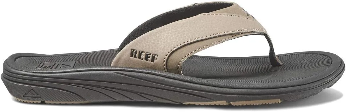 Reef Modern Men’s Flip-Flop Thong Sandal – Black Tan, Comfortable & Durable Beach Sandals