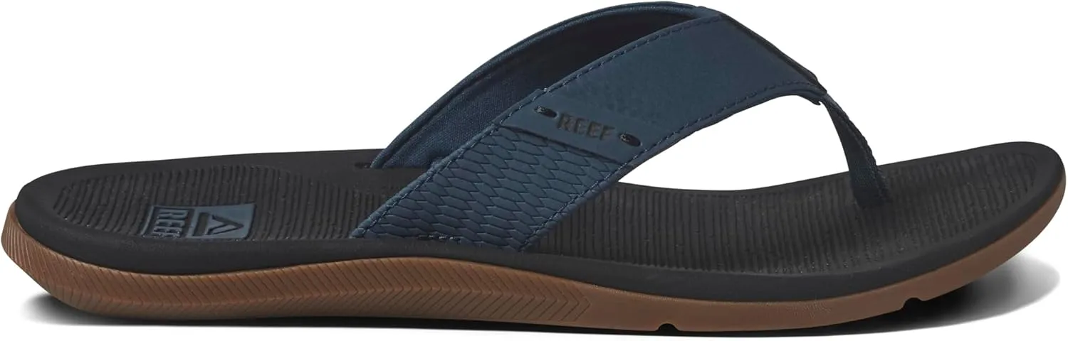 REEF Santa Ana Men's Flip Flop, Arch Support, Water Friendly, Non Marking Outsole