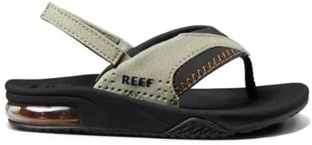 REEF Toddler/Little Kid Fanning Flip Flop, Arch Support, Durable Outsole, Water Friendly, Backstrap