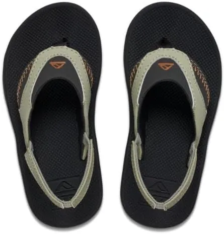 REEF Toddler/Little Kid Fanning Flip Flop, Arch Support, Durable Outsole, Water Friendly, Backstrap