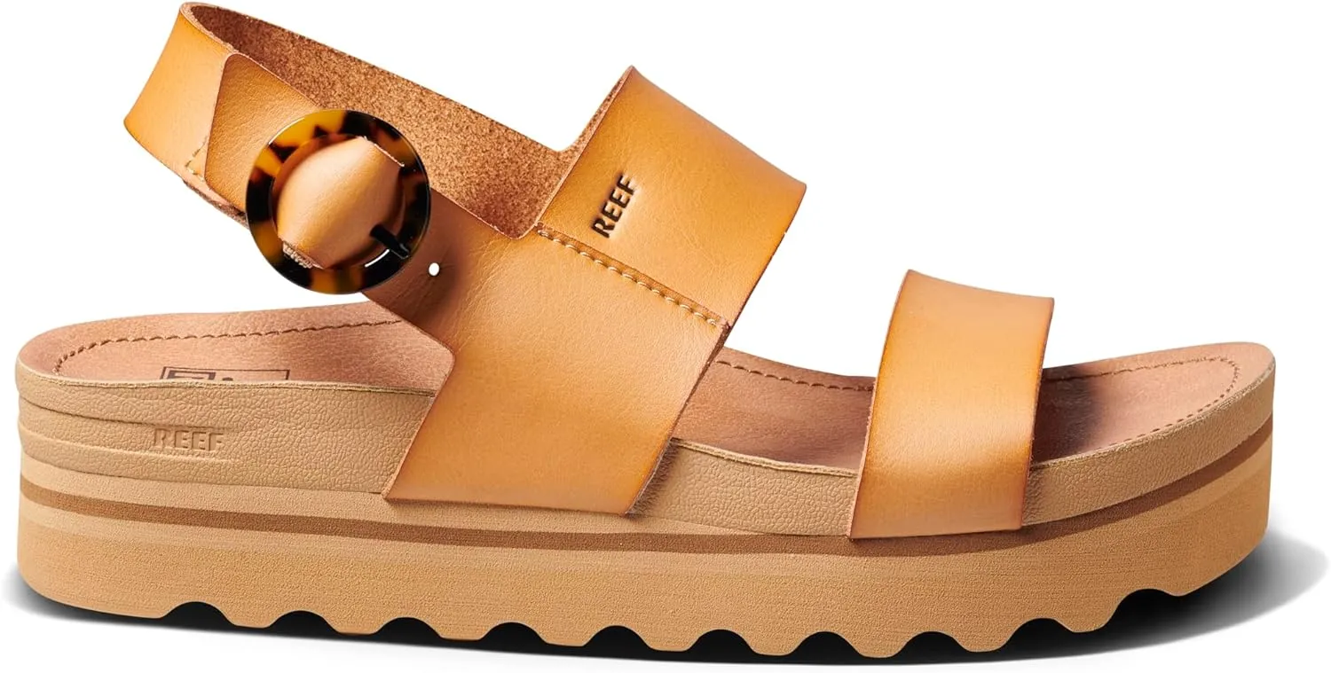 REEF Vista Hi Buckle Women's Platform Fashion Sandal, Arch Support, Ultra Soft Cushion Footbed