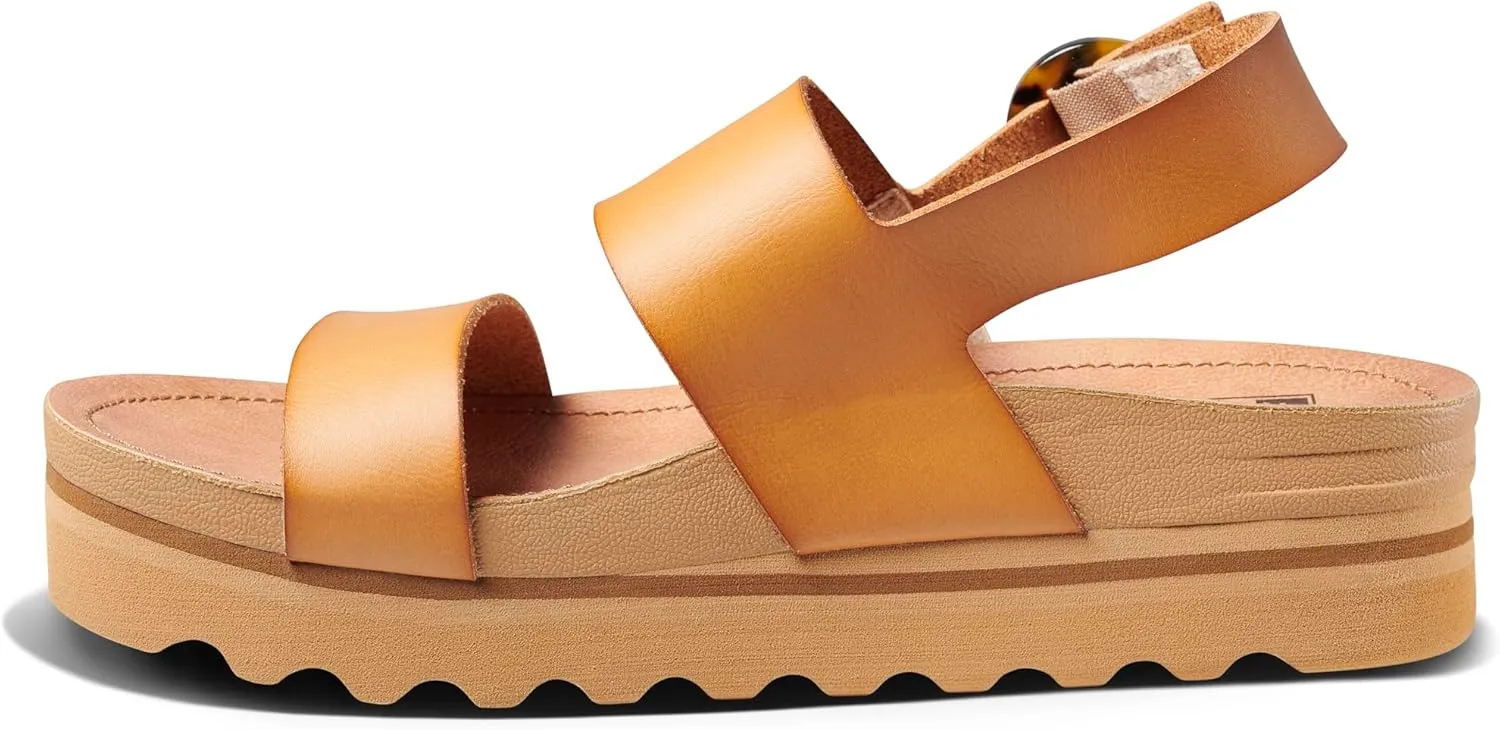 REEF Vista Hi Buckle Women's Platform Fashion Sandal, Arch Support, Ultra Soft Cushion Footbed