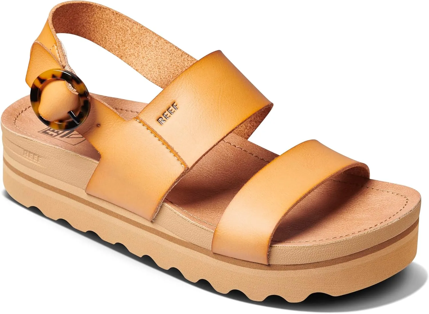 REEF Vista Hi Buckle Women's Platform Fashion Sandal, Arch Support, Ultra Soft Cushion Footbed