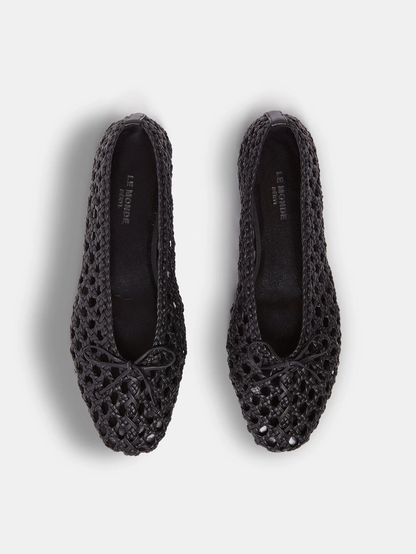 Regency Slipper / Black Woven Leather