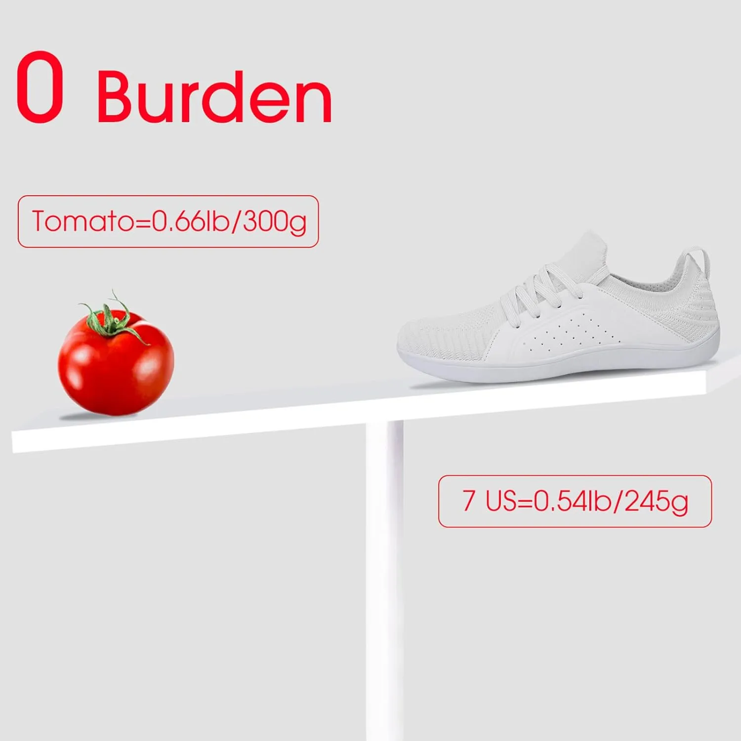 relxfeet Men's Barefoot Shoes Minimalist Cross-Trainer Shoes Wide Toe Walking Shoes Zero Drop Sole Trail Running Sneakers