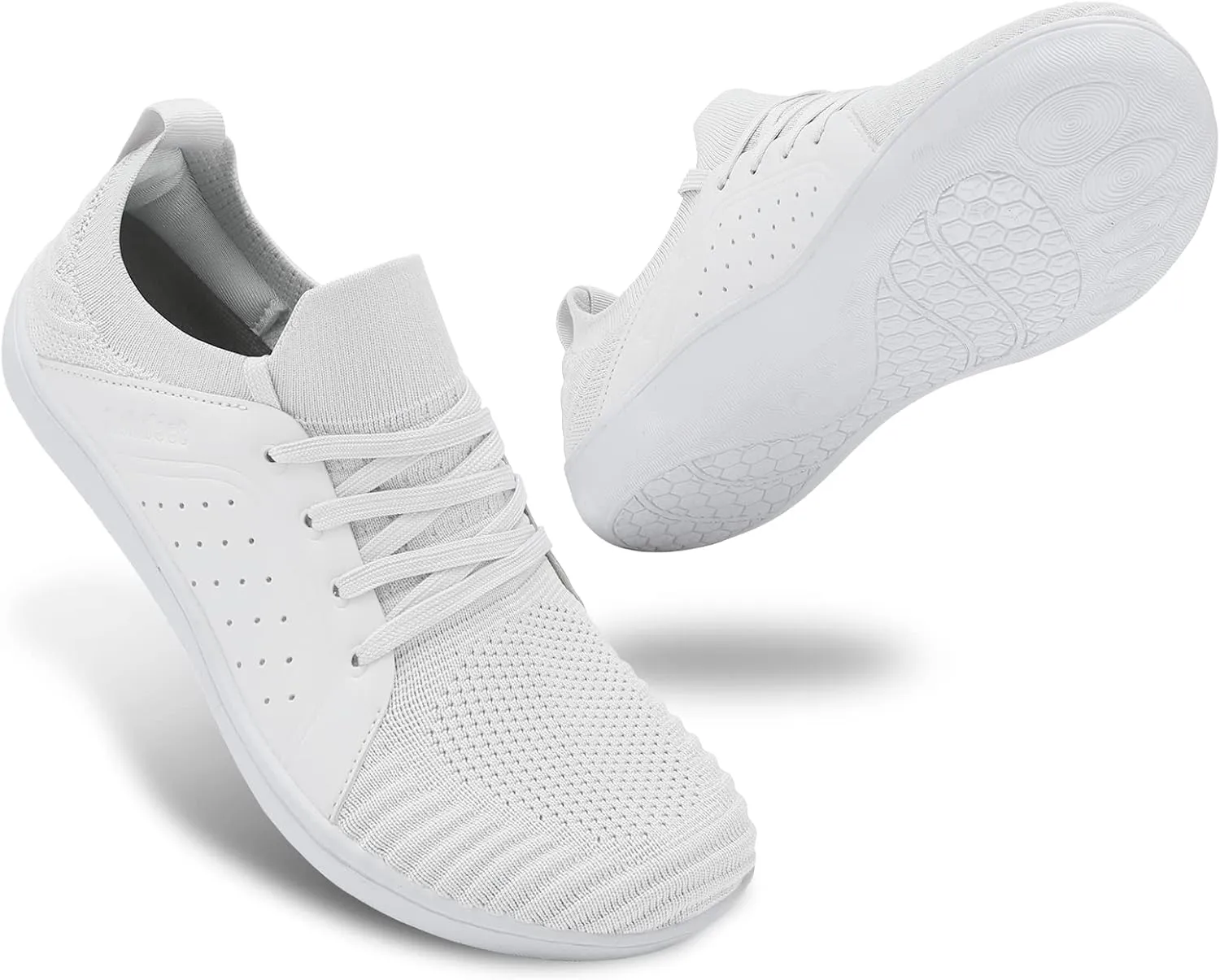 relxfeet Men's Barefoot Shoes Minimalist Cross-Trainer Shoes Wide Toe Walking Shoes Zero Drop Sole Trail Running Sneakers