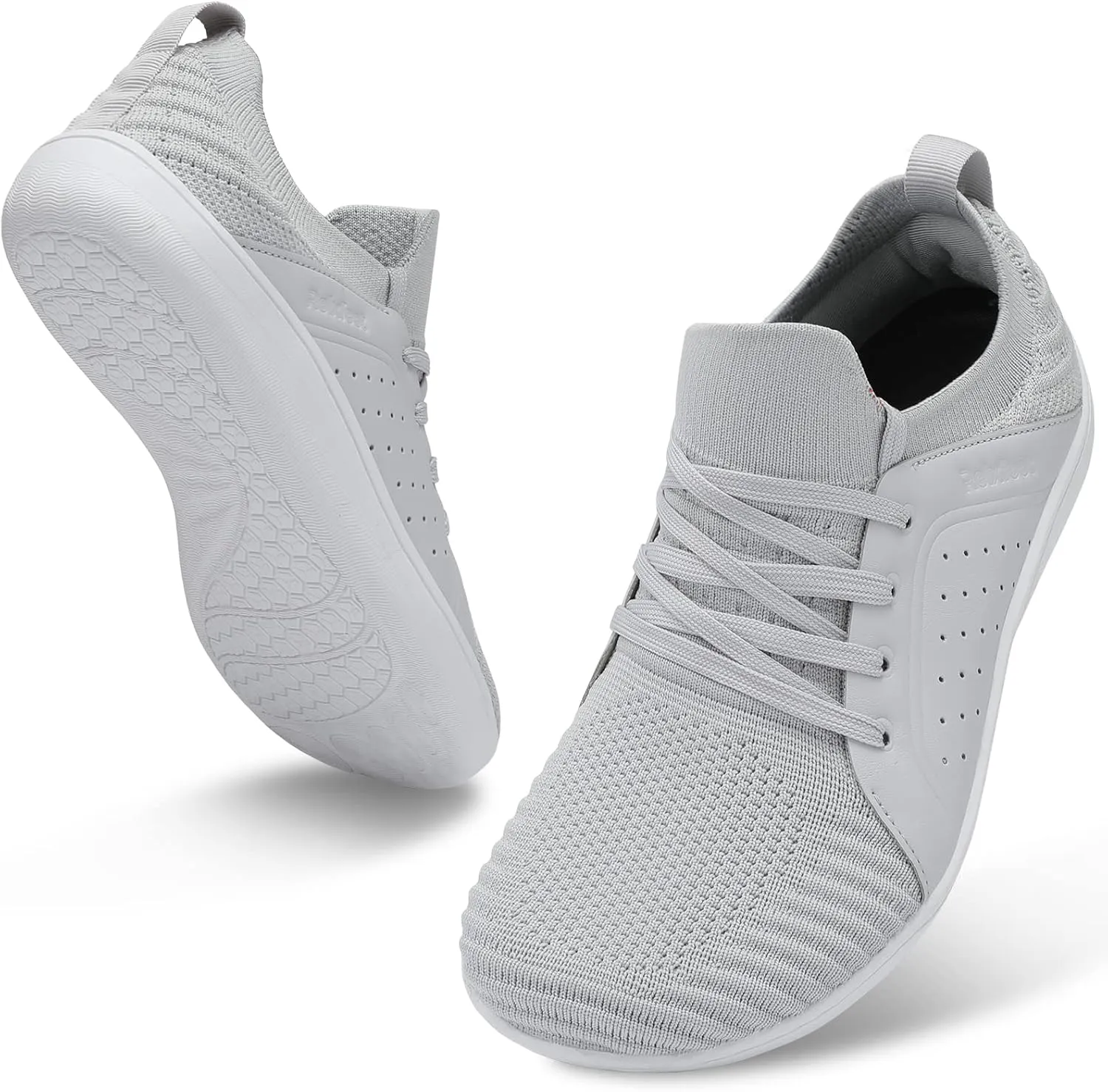 relxfeet Men's Barefoot Shoes Minimalist Cross-Trainer Shoes Wide Toe Walking Shoes Zero Drop Sole Trail Running Sneakers