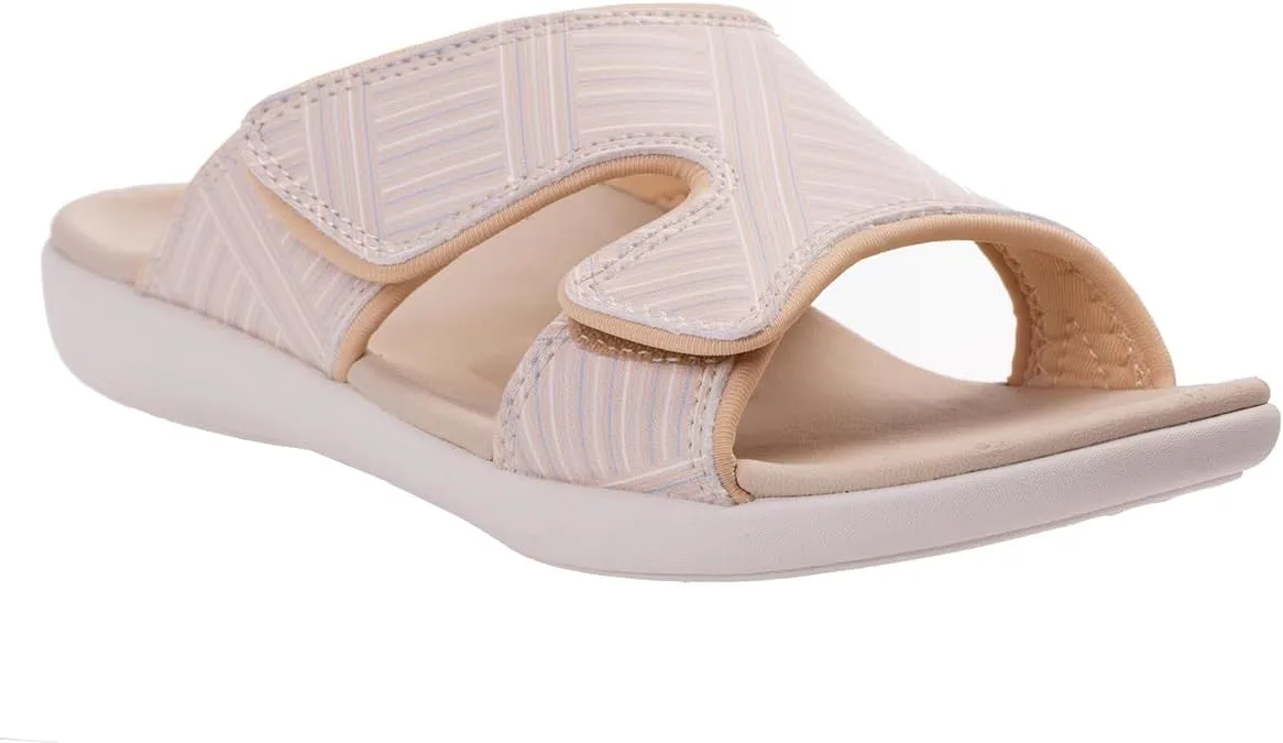 REVITALIGN Women's Kholo Summer Stripe Slide Sandal