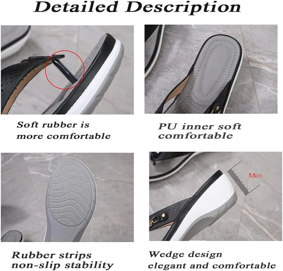 RJDJ Women's Arch Support Soft Cushion Flip Flops Thong Sandals Slippers Beach Slipper