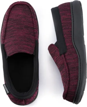 RockDove Men's Tweed Memory Foam Moc Slipper