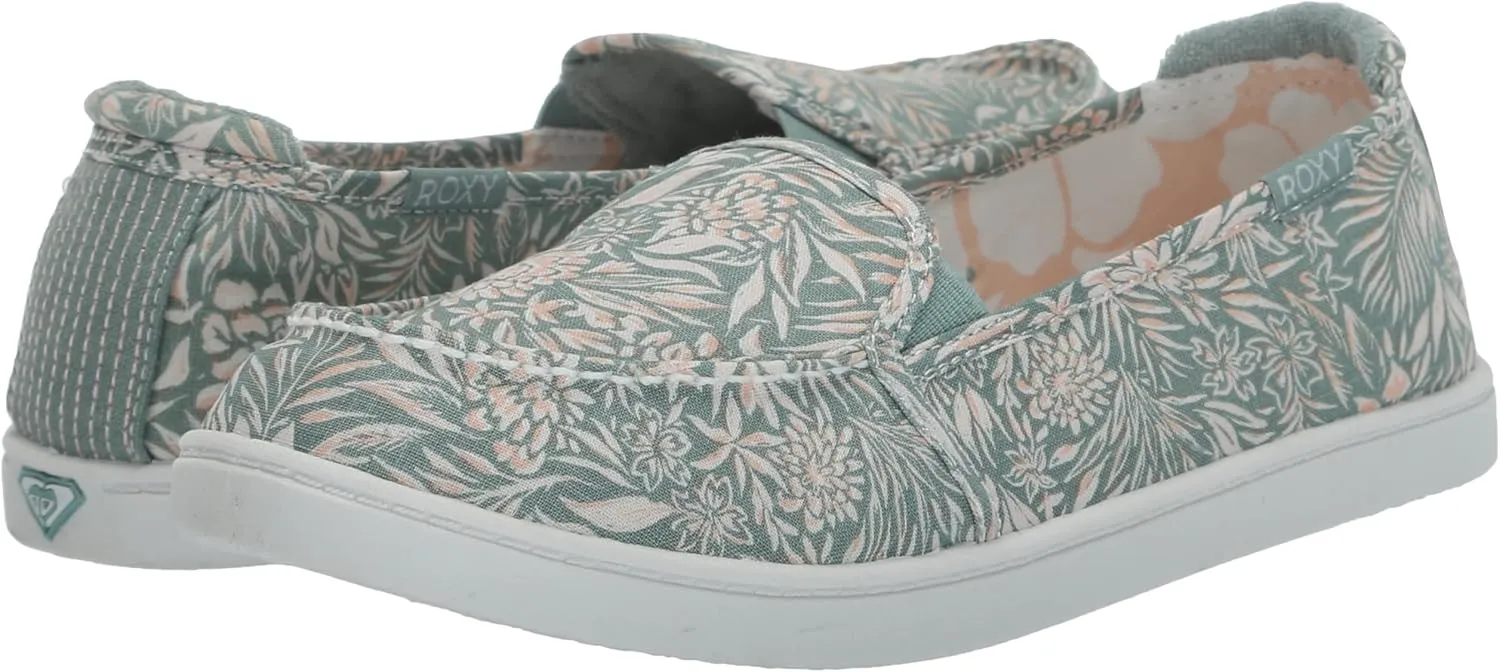 Roxy Women's Minnow Slip on Sneaker Shoe Loafer Flat