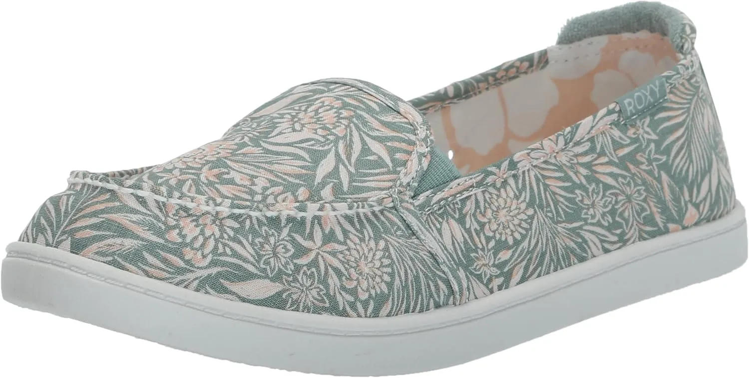Roxy Women's Minnow Slip on Sneaker Shoe Loafer Flat