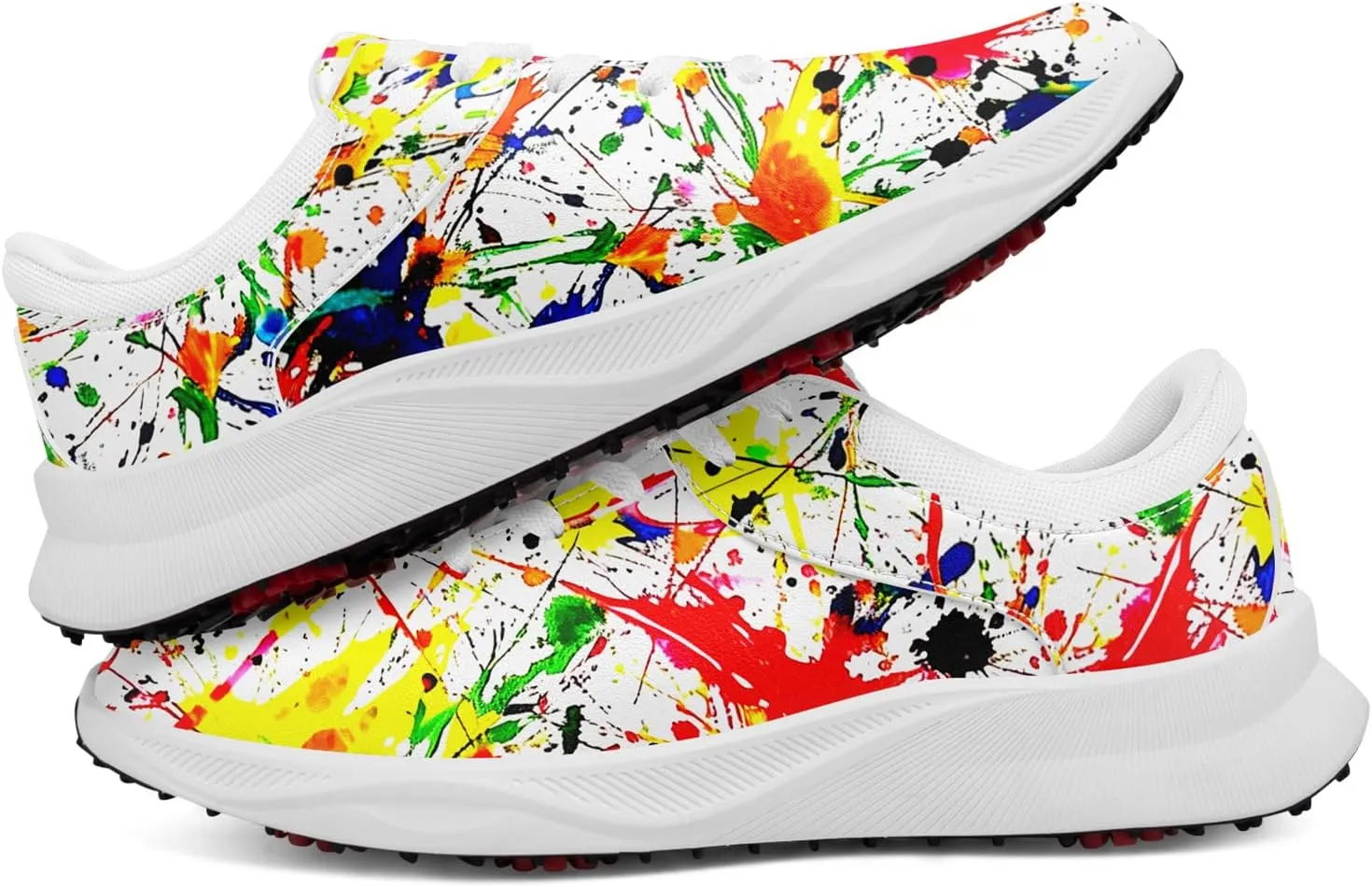 Running Shoes Waterproof Fashion Sneaker Tennis Shoes Athletic Gym Trainer Lace-up Walking Shoes for Women Men