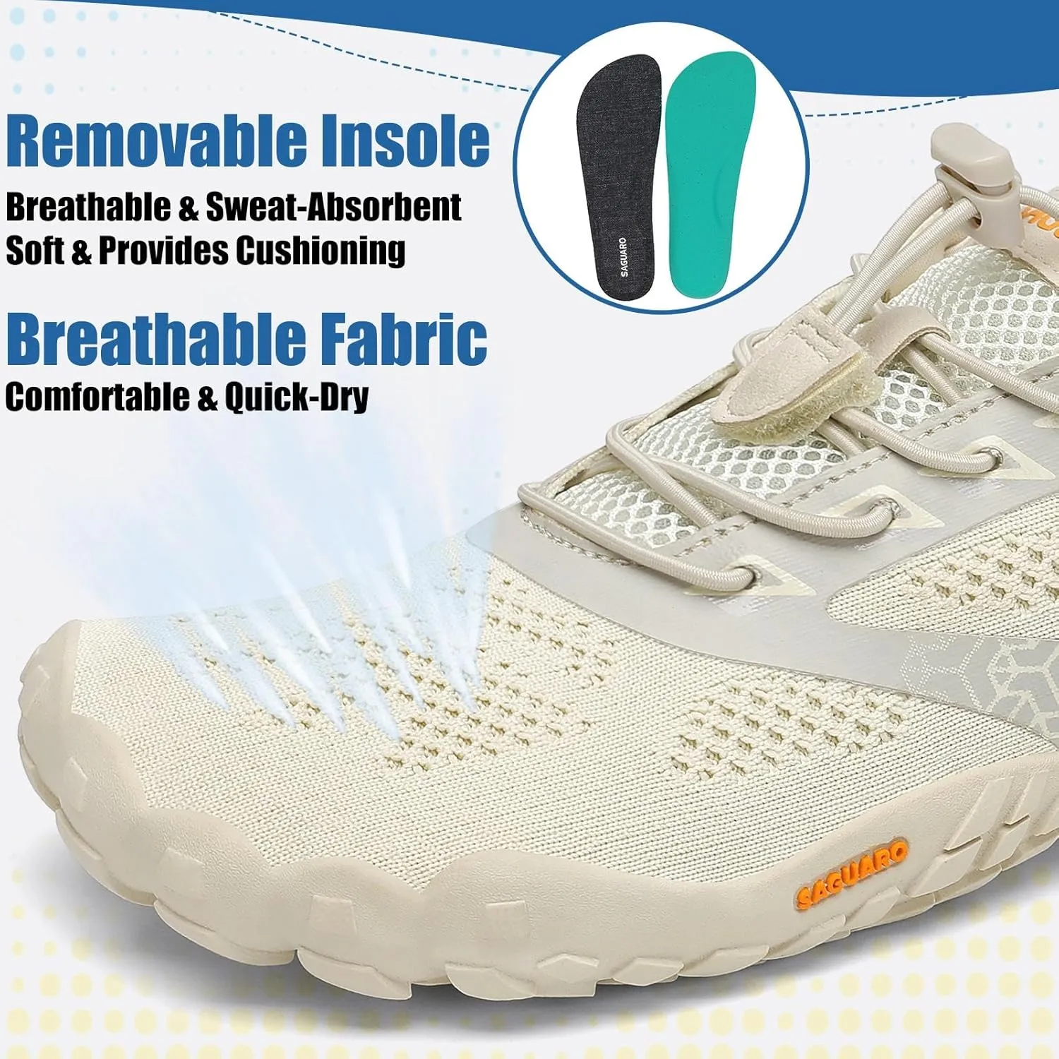 SAGUARO Womens Mens Barefoot Shoes Minimalist Trail Runner Wide Toe Box Zero Drop Outdoor Cross Training Shoe
